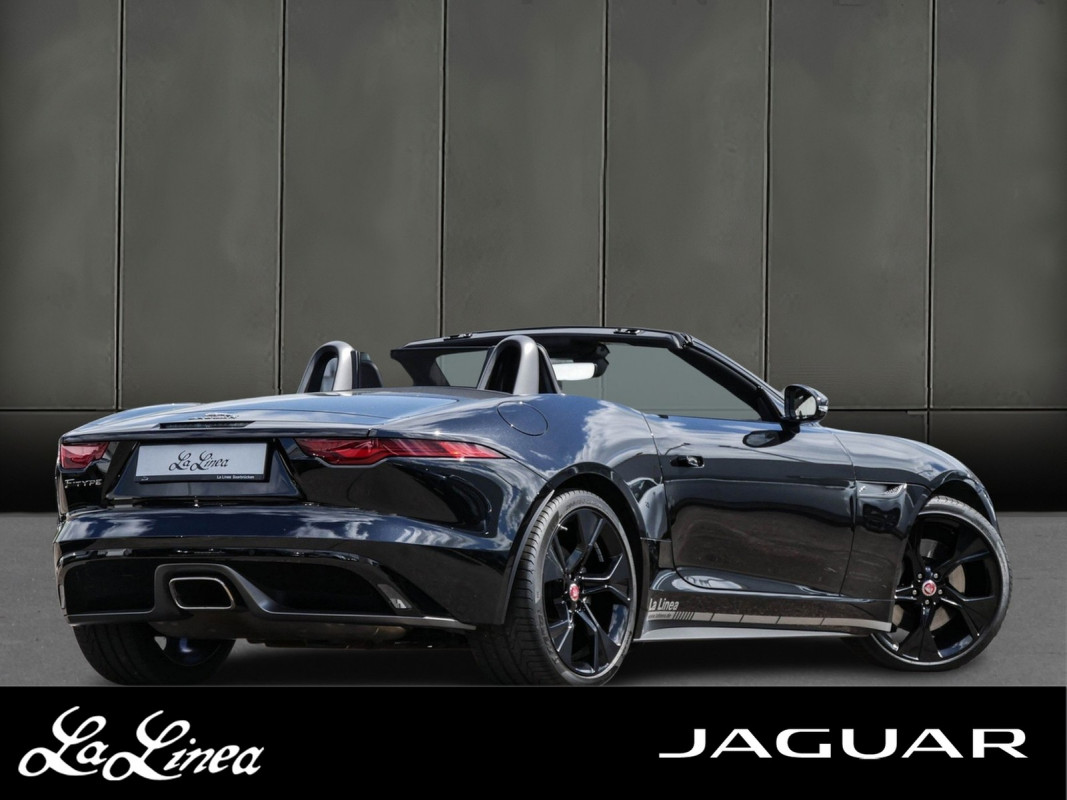 Jaguar F-Type P300 Cabriolet First Edition - Cabrio/Roadster - Schwarz - Gebrauchtwagen - Bild 2