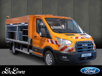 Ford Transit Einzelkabine Pritsche ELEKTRO STRECKENKONTROLLFAHRZEUG - Nutzfahrzeug - Orange - Neuwagen - Bild 1