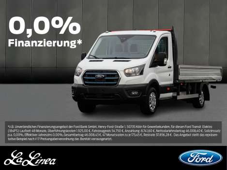 Ford Transit Einzelkabine Pritsche ELEKTRO 4075L4 - Nutzfahrzeug - Weiss - Neuwagen - Bild 1