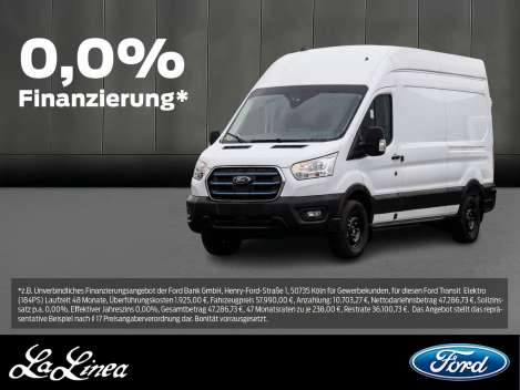 Ford Transit Kastenwagen ELEKTRO 350L3H3 - Nutzfahrzeug - Weiss - Neuwagen - Bild 1